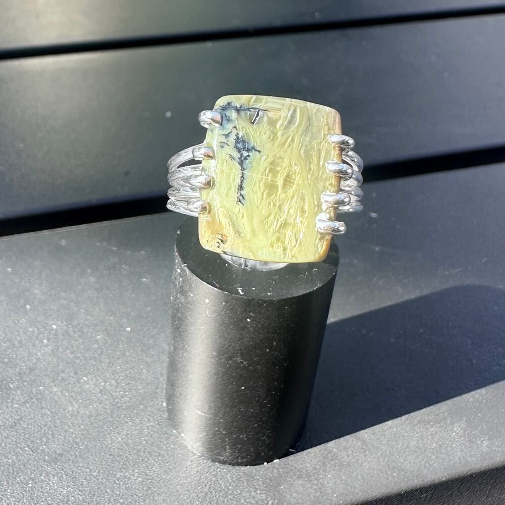 Tanzania Imperial Opal Sterling Silver Ring